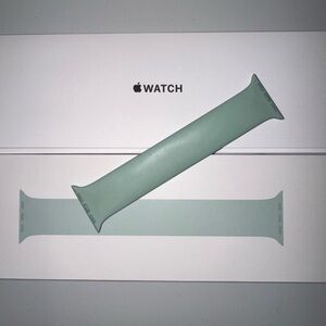 Apple Silicone Watch Band in Mint Green
